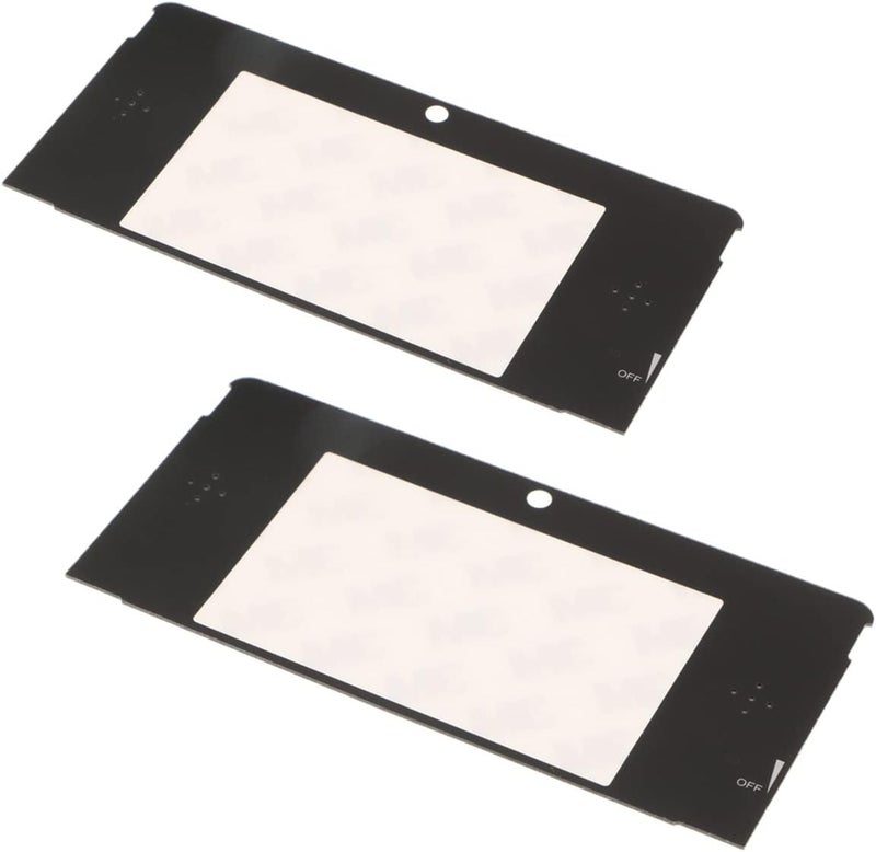 VANJUNN 2pcs Replacement 3DS Display Faceplate Top Front LCD Screen Lens Cover for Nintend 3DS Screen Accessories Repair Parts - Image 1